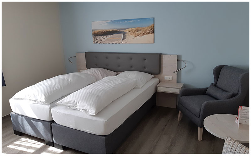 Genießen Sie Ihren Aufenthalt in unserem Hotel. Unsere geschmackvollen Doppelzimmer sind für Sie zum wohlfühlen.